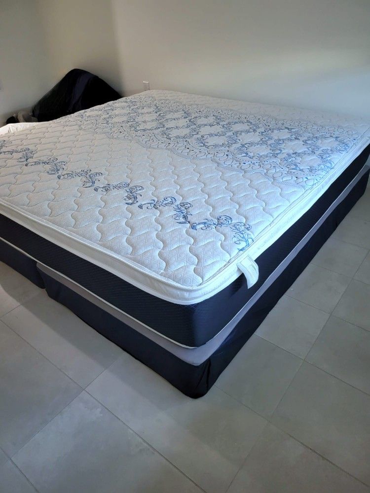 NEW KING PILLOWTOP MATTRESS and BOX SPRING. Bed Frame Sold Separately