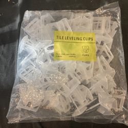 Tile Leveling Clips 2 mm - 500 Pieces, Universal, brand new in bag