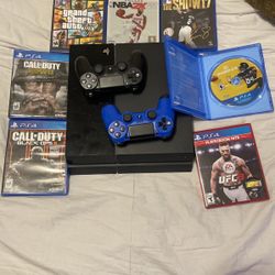 PS4 +games+2 controllers 