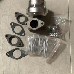 Uniersal 35MM/38MM Adj. Wastegate 2-Bolt Mazda Toyota Sicion Dodge Acura SILVER