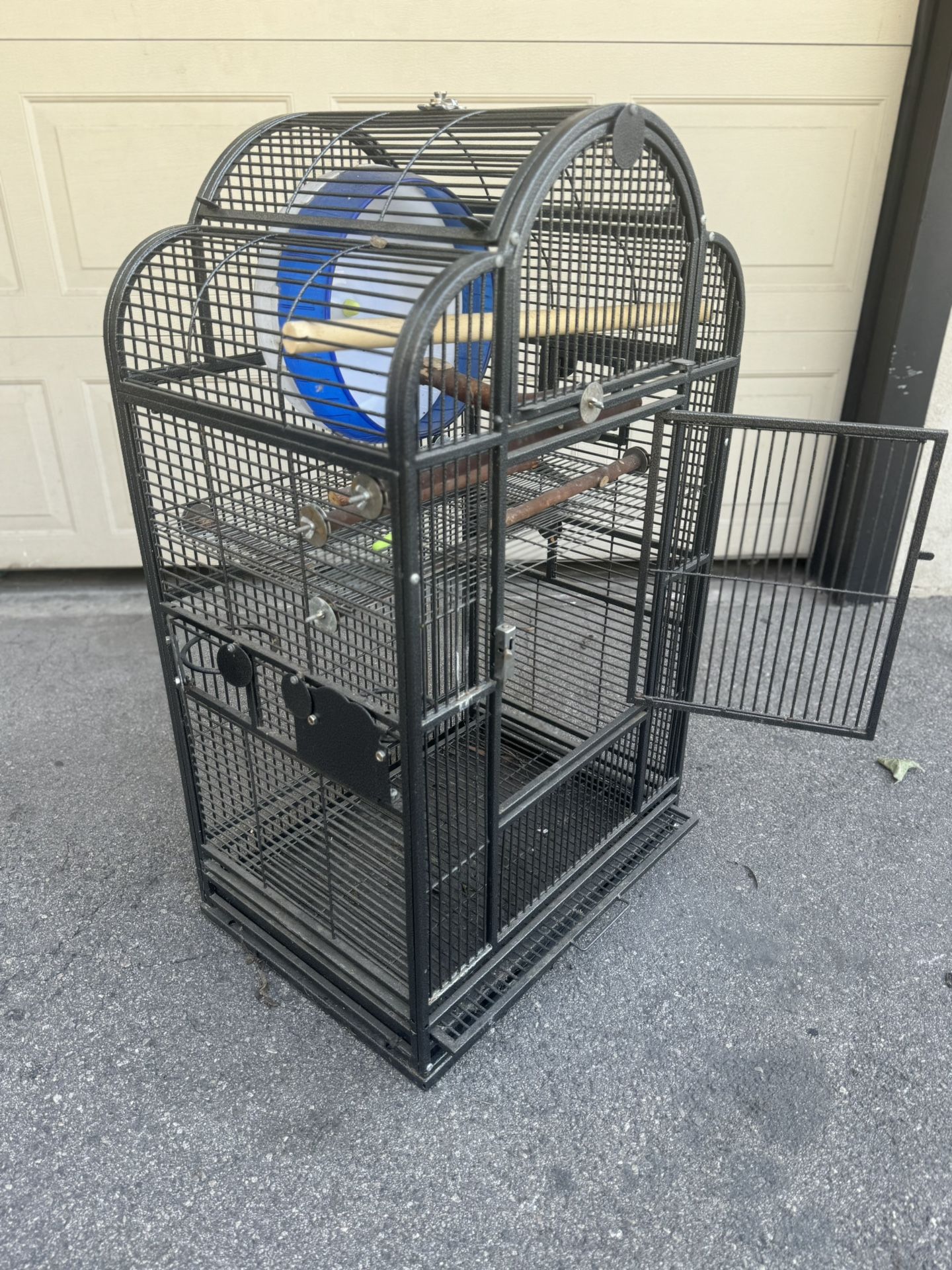 Beautiful Bird Cage 39”H- 22” W- 17” D
