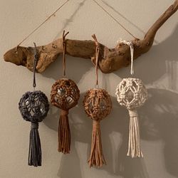 Macrame Christmas Ornaments 
