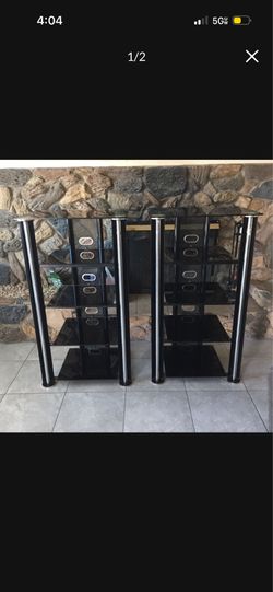 Glass media towers