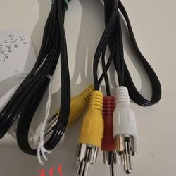 AVI/RCA Audio Video Cables-3 ft (multiple types)