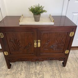 Solid Wood Oriental Chest