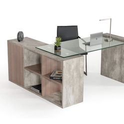 Limari Home L Shaped Desk Contemporary