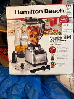 Hamilton Beach MultiBlend Kitchen System with Blender and Food Processor 53520G