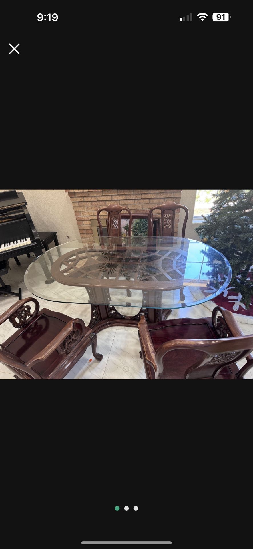 Solid Wood Table Set
