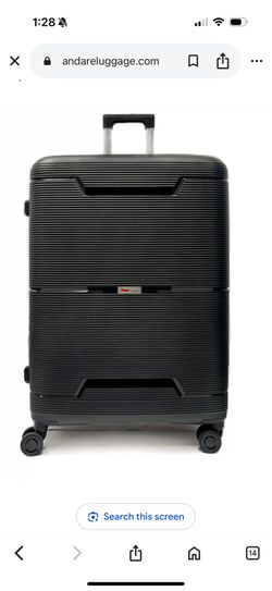 NEW Black hardside spinner lugagge ANDARE MIAMI COLLECTION 28”