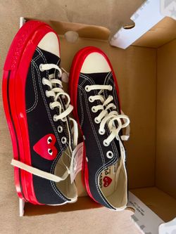 Converse Chuck Taylor All Star 70s Ox Comme des Garçons PLAY Black/Red.