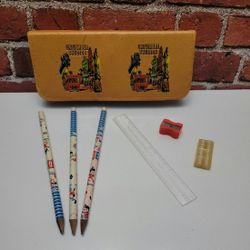 1990 Disney Universal Studios Pencil Case + Contents