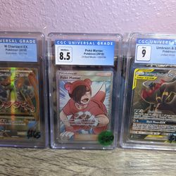 Pokemon CGC slabs