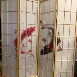 Koi Japanese Room Divider