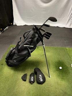 Stix Golf Starter Set Driver 4H 6,8,PW,SW Putter with New Bag