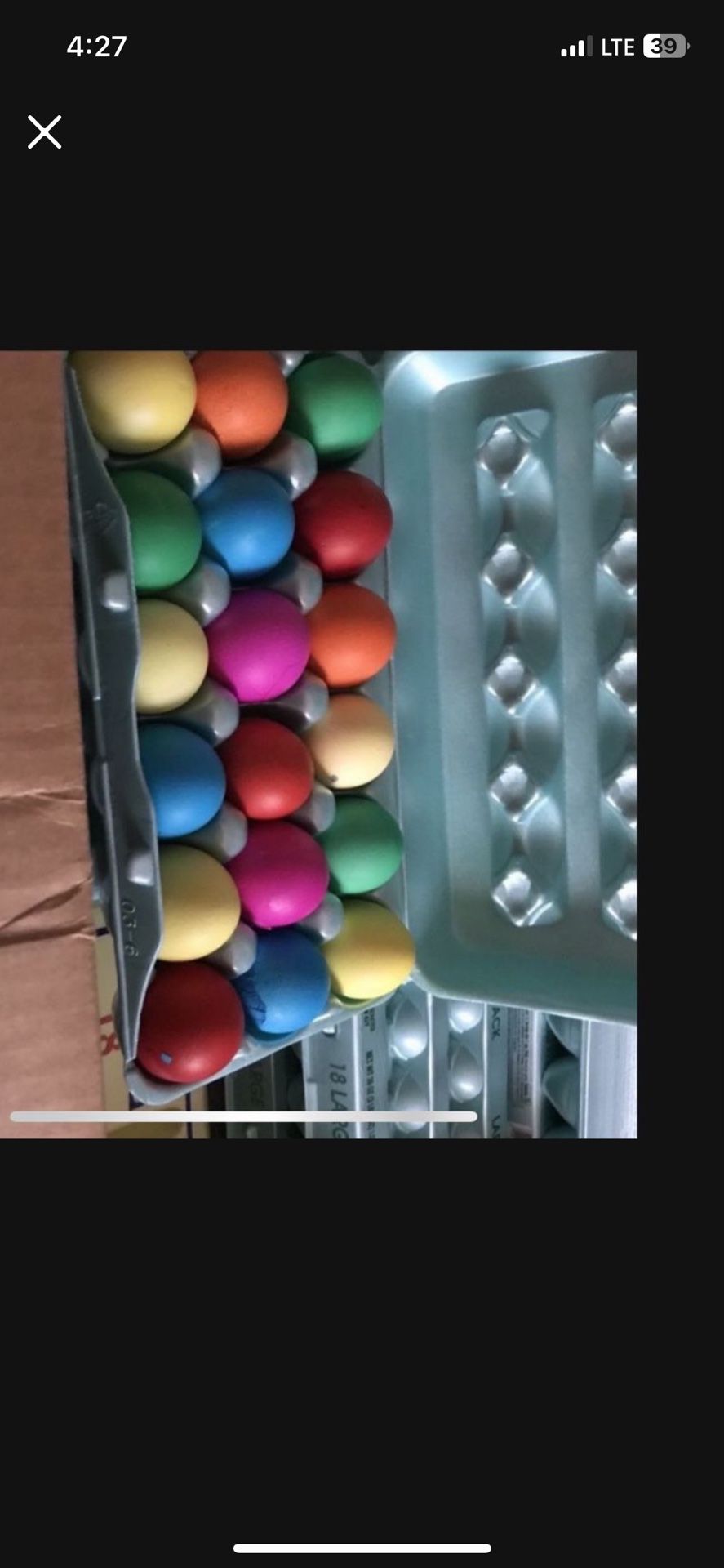 Confetti Filed Easter Eggs