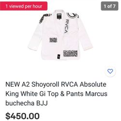 A2 Shoyoroll RVCA Absolute King White Gi