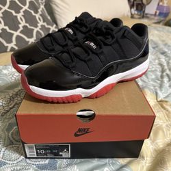 Jordan Retro 11 Low 'Bred' 2025, Size 10 Men