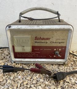 TESTED & WORKING Schauer Battery Charger Model B6612 Portable