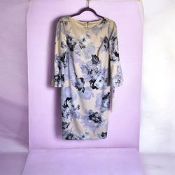 Calvin Klein Floral Sheath Dress 