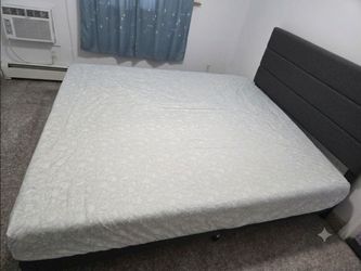 [LIKE NEW] Queen Bed Frame + Mattress Set - Used Only 3 Months!