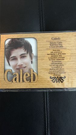 Wooden picture frame “Caleb”