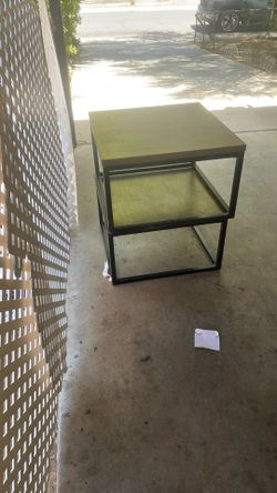 Two small tables