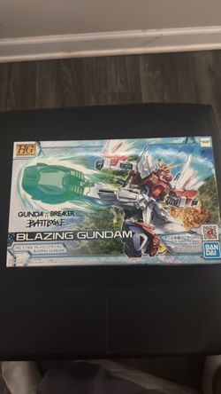 HG 1/144 Blazing Gundam model kit from the Gundam Breaker Battlogue series