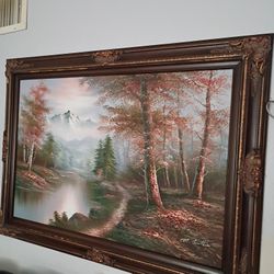 M Scott Oil Painting