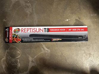 Reptisun T8 Terrarium Hood 30” Size