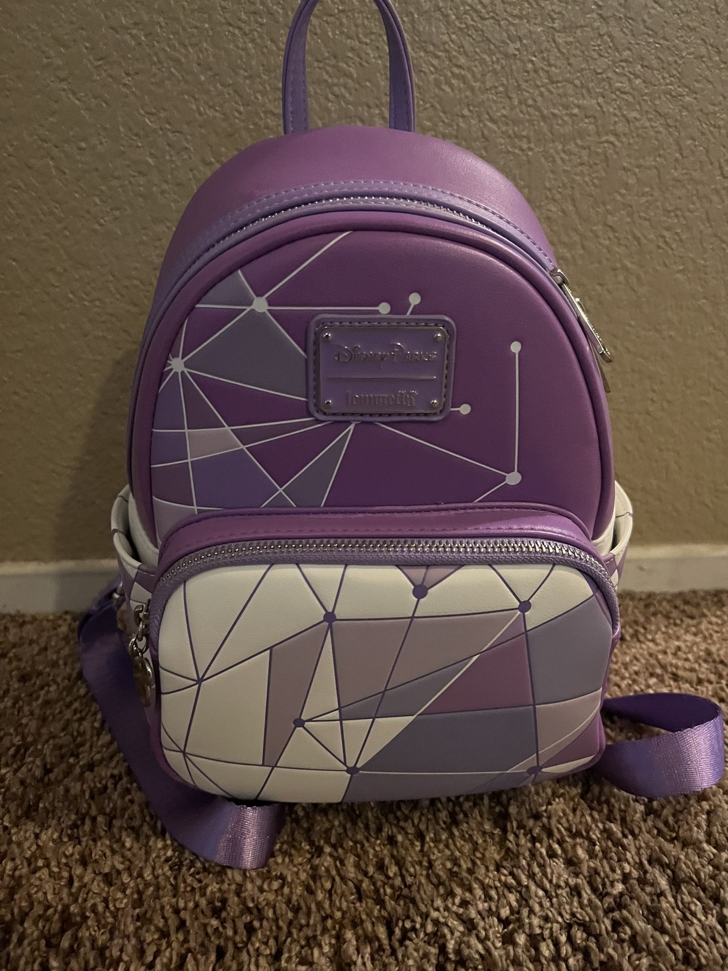 purple wall disney loungefly bag