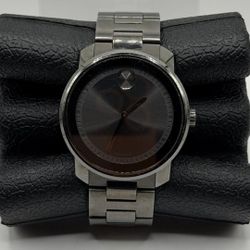 Movado Bold Quartz 01.1.34.6137 Wristwatch 42mm Gunmetal Stainless Steel