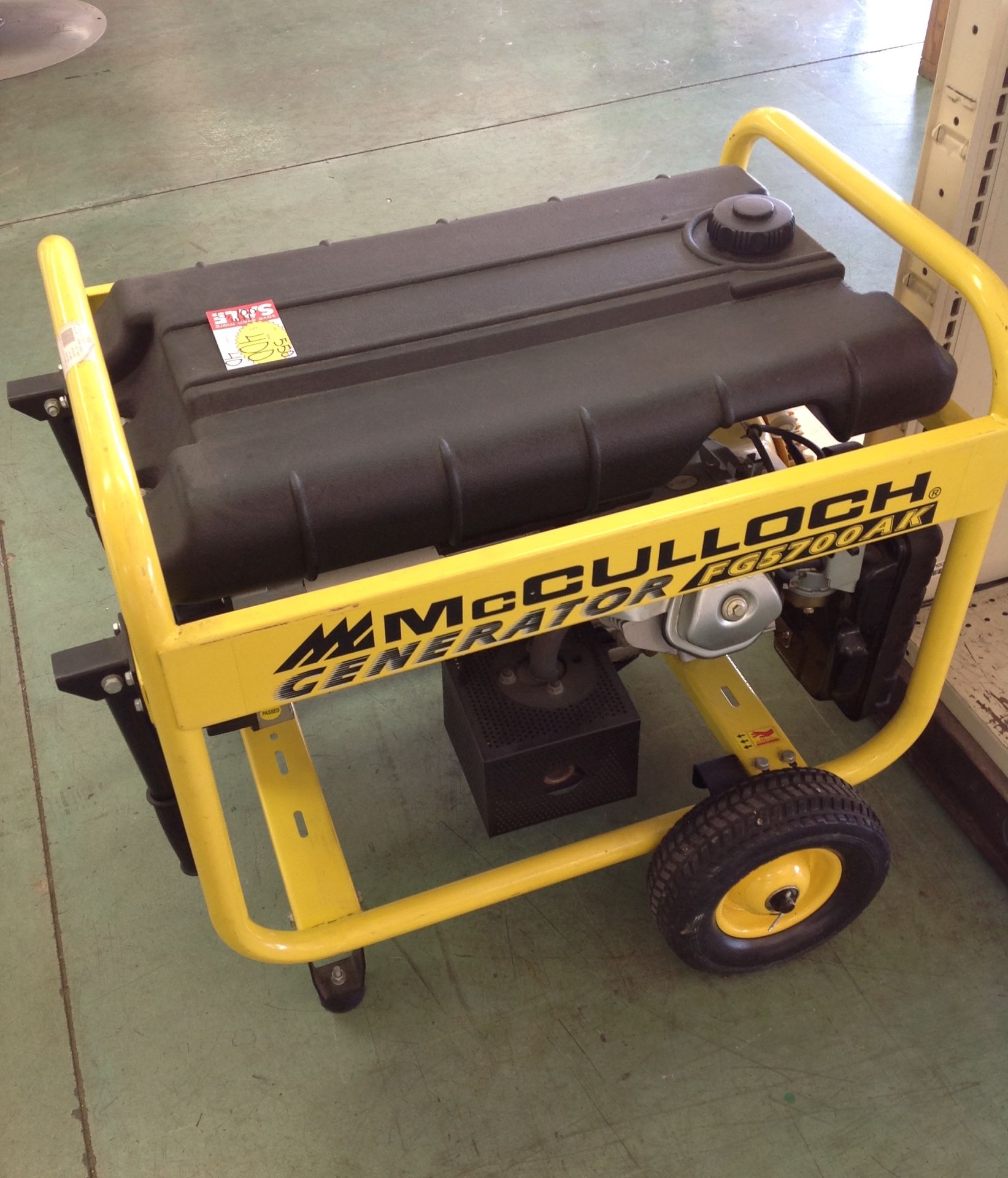 McCulloch 5,700 watt generator