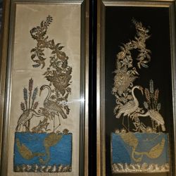 hand embroidered painting 