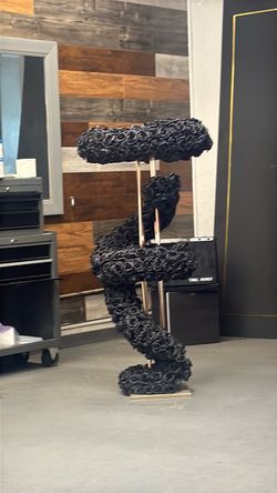 Black rose centerpiece