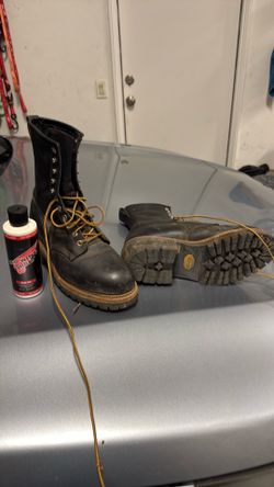 Redwing Logger Boots size 10