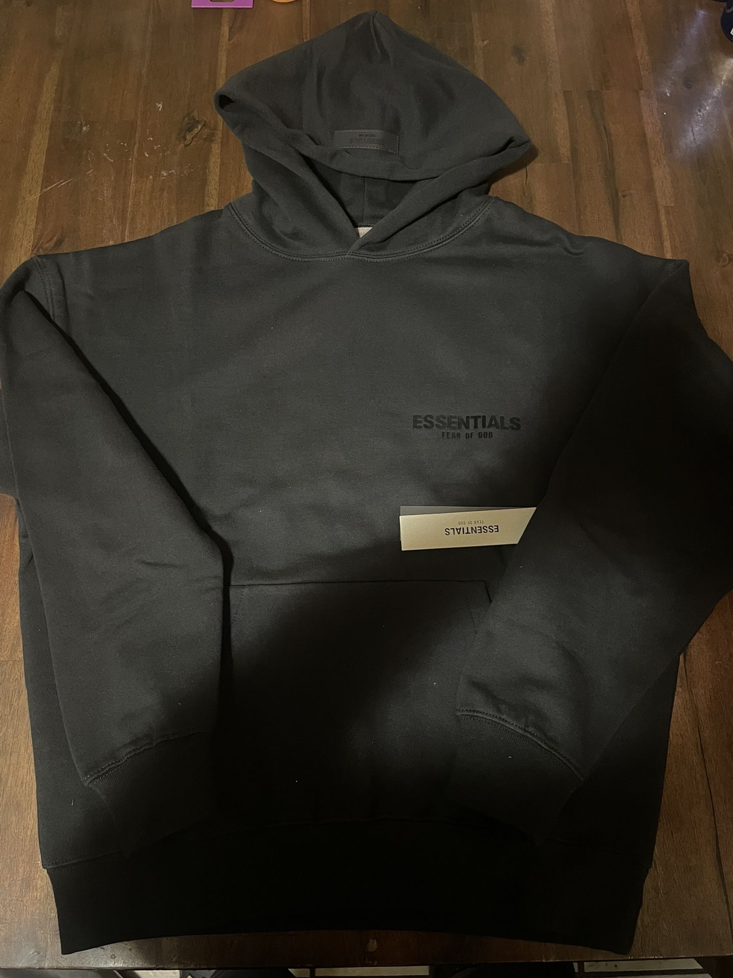 Black Essentials Hoodie 