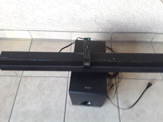 Sony SA-CT80 Soundbar W/Bluetooth With  Wired Subwoofer SS-WCT80 And Remote Control Included 