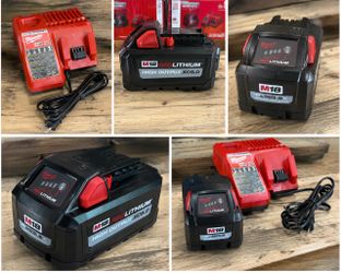 🔥 MILWAUKEE M18 REDLITHIUM HIGH OUTPUT XC6.0 STARTER KIT 🔥  💥 ONLY $200 💥 🏷️ RETAIL PRICE: $259 WITH TAX 💰 SAVE $59!  Brand new Milwaukee M18 RE