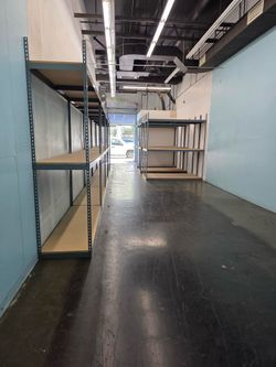 Industrial Warehouse Storage Rack Shelving 72 in W x 24 in D Shelves Similar To Uline Delivery Available