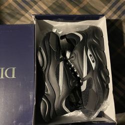 Black And Grey Dior B22 Sneakers