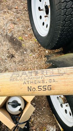 Vintage Hanna Batrite Wooden Softball Bat – 1930s–1950