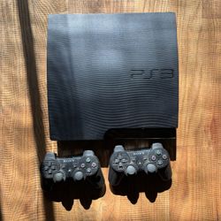 PS3 With 17 Games Two Controllers 