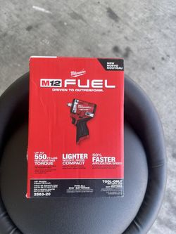 M12 FUEL 12V Lithium-Ion Brushless Cordless Stubby 1/2 in. Impact Wrench (Tool-Only)