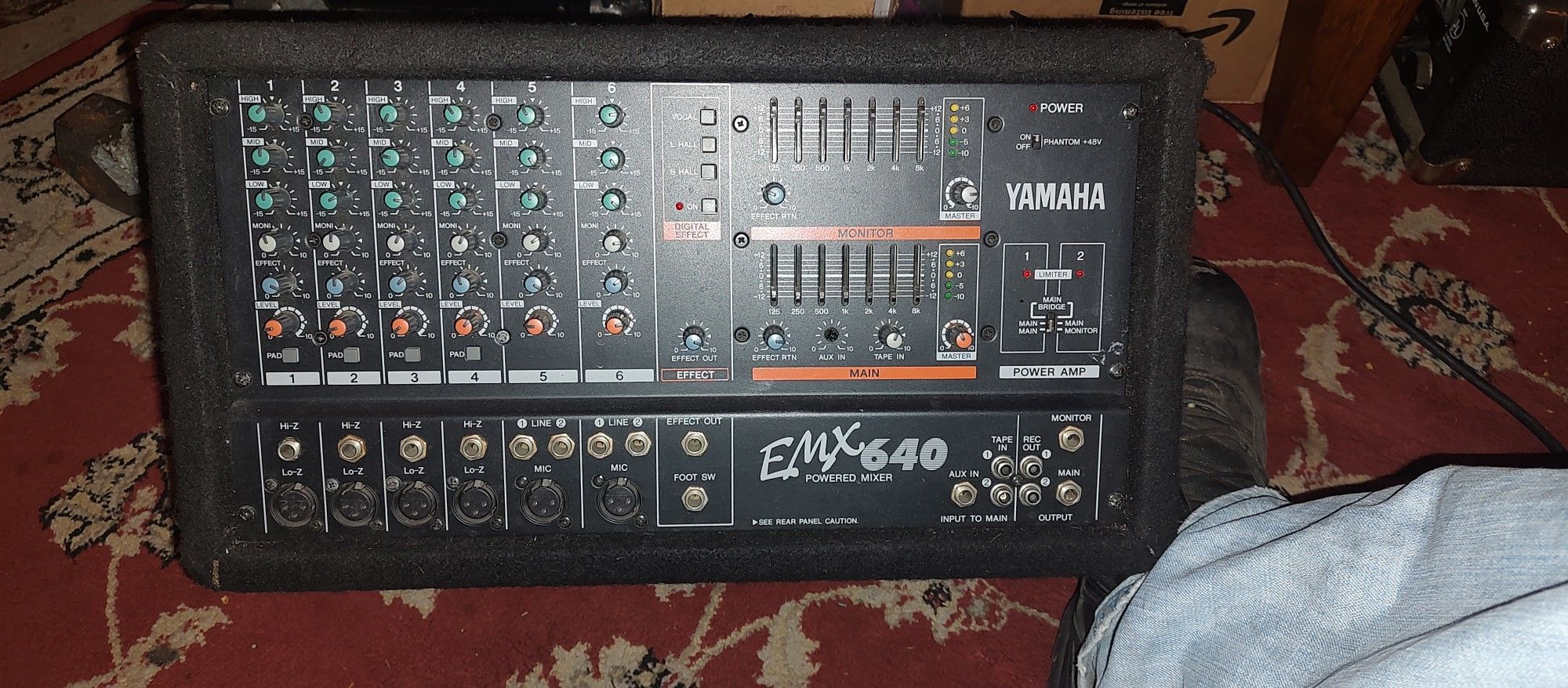 Yamaha Emx 640 Power Mixer