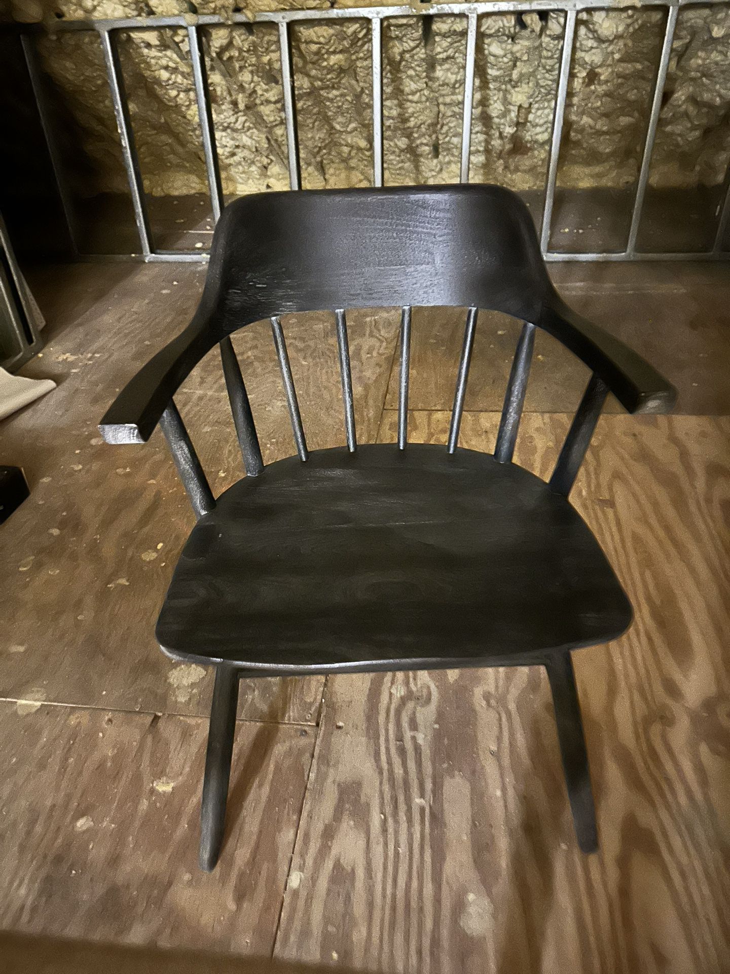 Black Wooden Chair 