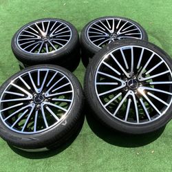Mercedes-Benz S550 S560 S450 Wheels OE Style Rims AMG Tires Gloss Black 2024