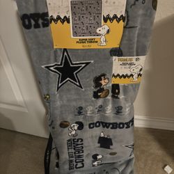 Snoopy Dallas Cowboys Blanket 