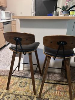 Pair Of Midcentury Modern Barstools