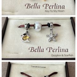 Bella Perlina Personalized Charm Sets — New in Box