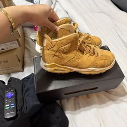 Jordan retro 6 wheats